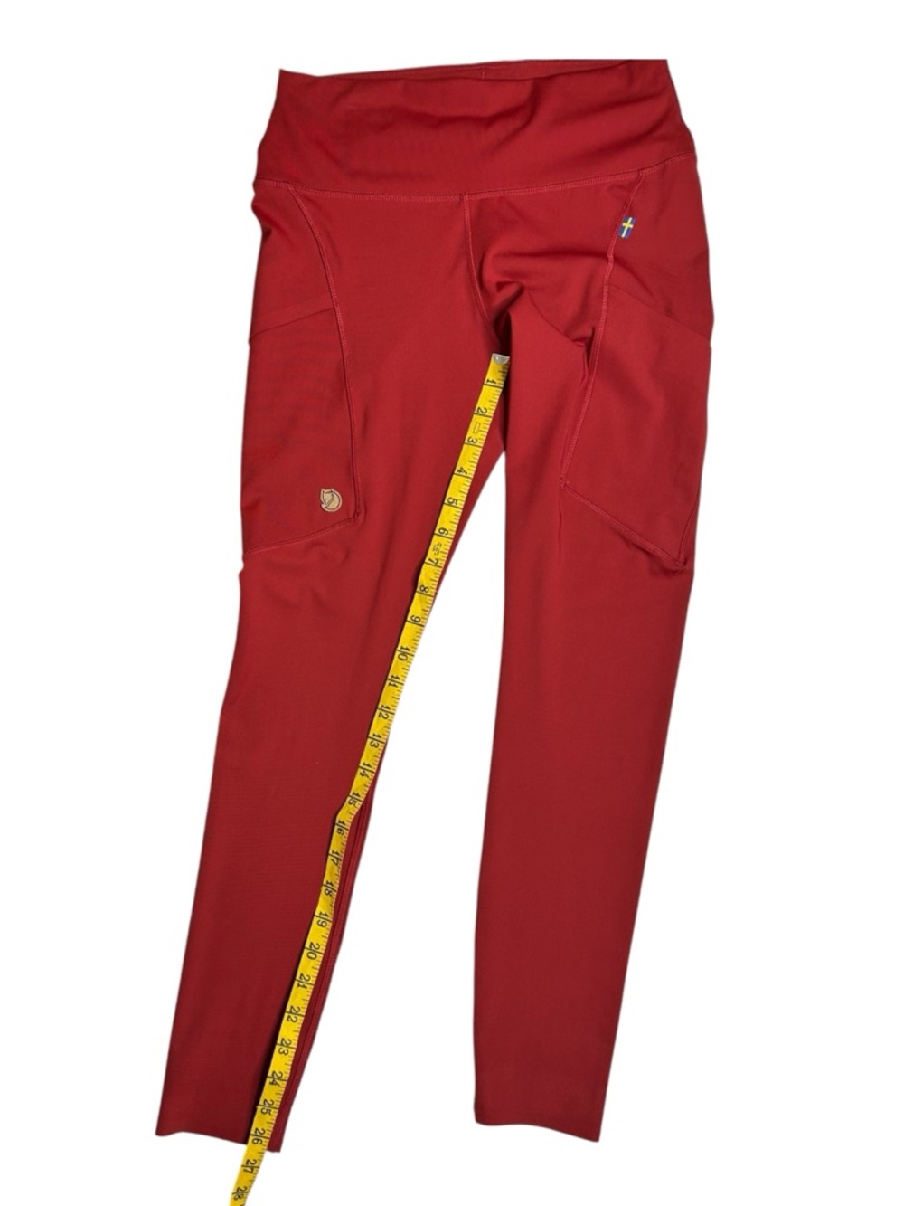Fjallraven Abisko Trekking Tights Pomegranate Red Women's Medium - Picture 9 of 11